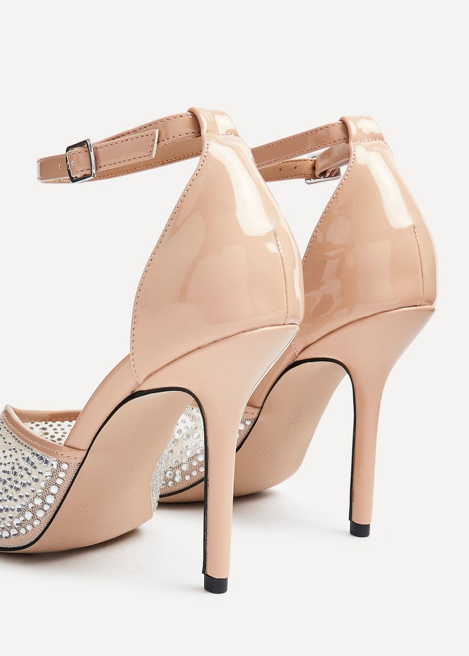 Linzi Erica Sand Patent Stiletto Heel