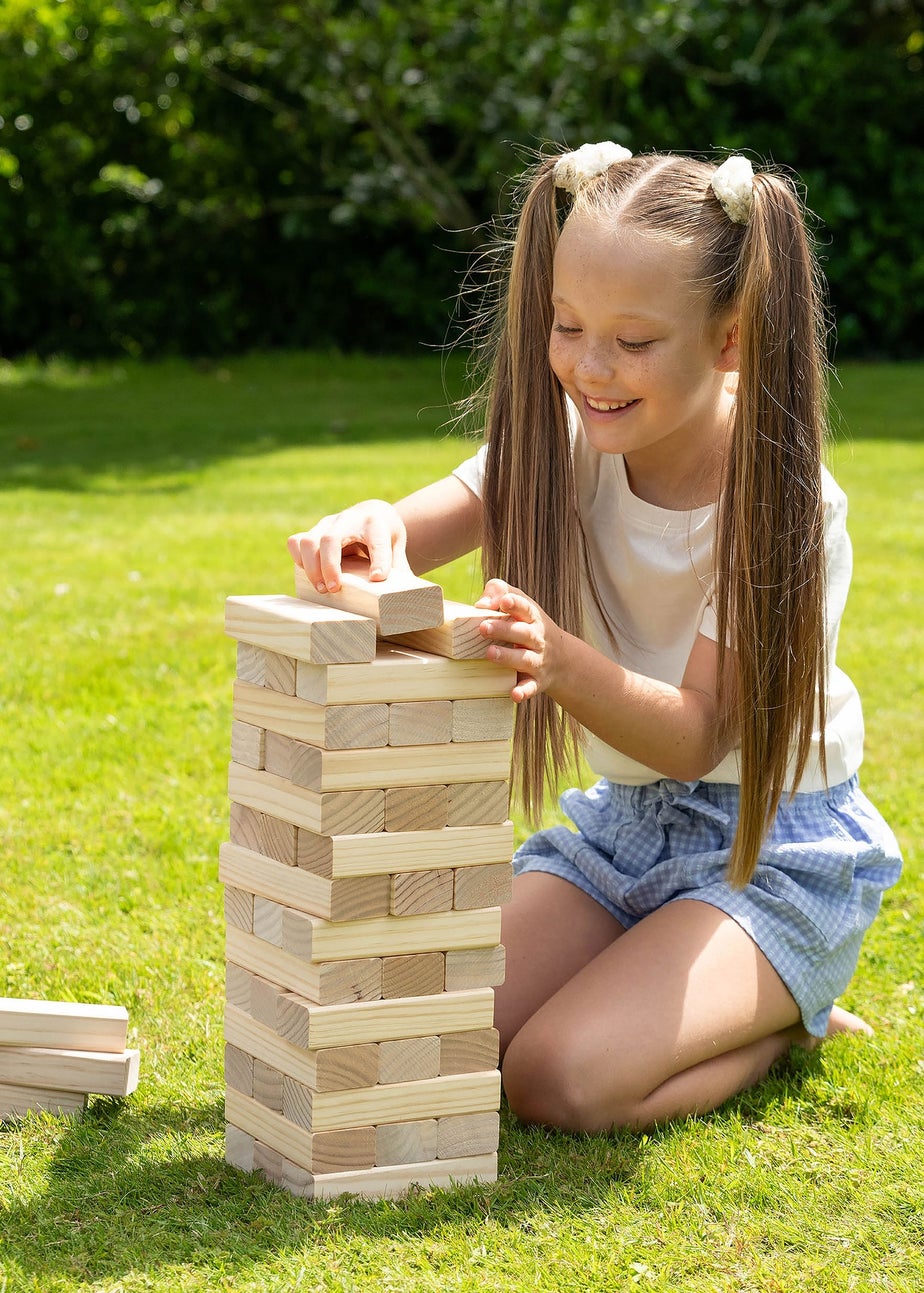 Toyrific Wood Grasshopper Games Giant Stack 'N' Fall