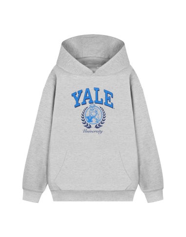 Yale Unisex Grey Dog Hoodie