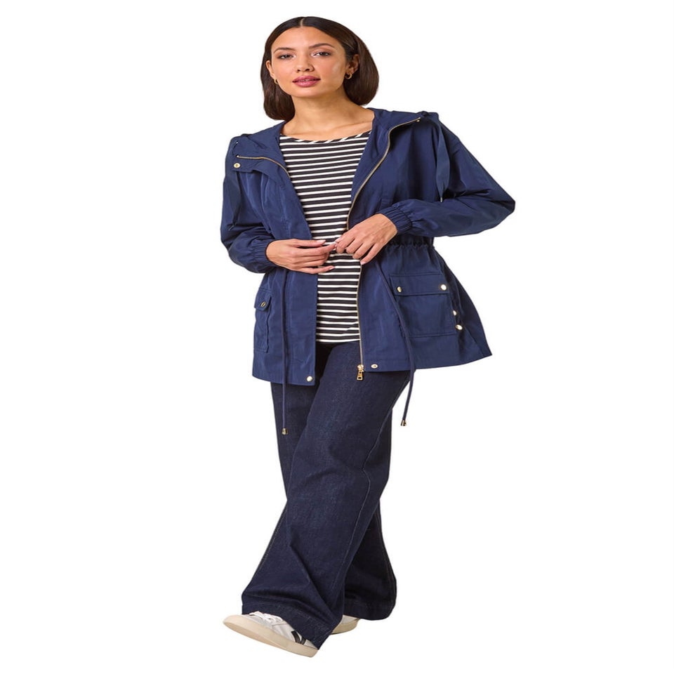 Roman Navy Shower Resistant Rain Jacket