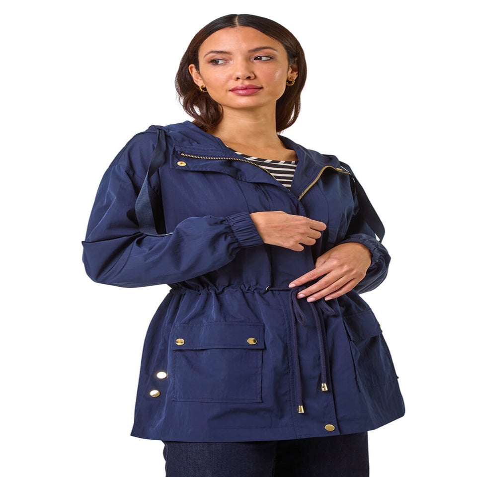 Roman Navy Shower Resistant Rain Jacket
