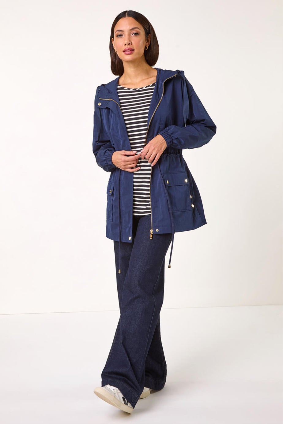 Roman Navy Shower Resistant Rain Jacket