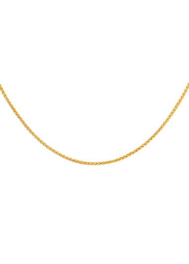 Golden Moments 9ct Yellow Gold 1mm Spiga Chain