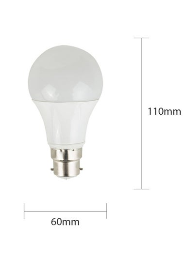 ValueLights 6 Pack B22 GLS LED 6W Cool White 6500K Light Bulbs