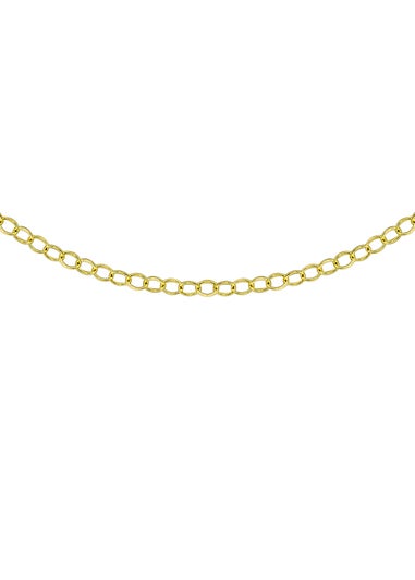 Golden Moments 9ct Yellow Gold 2.4mm 34 Trace Chain