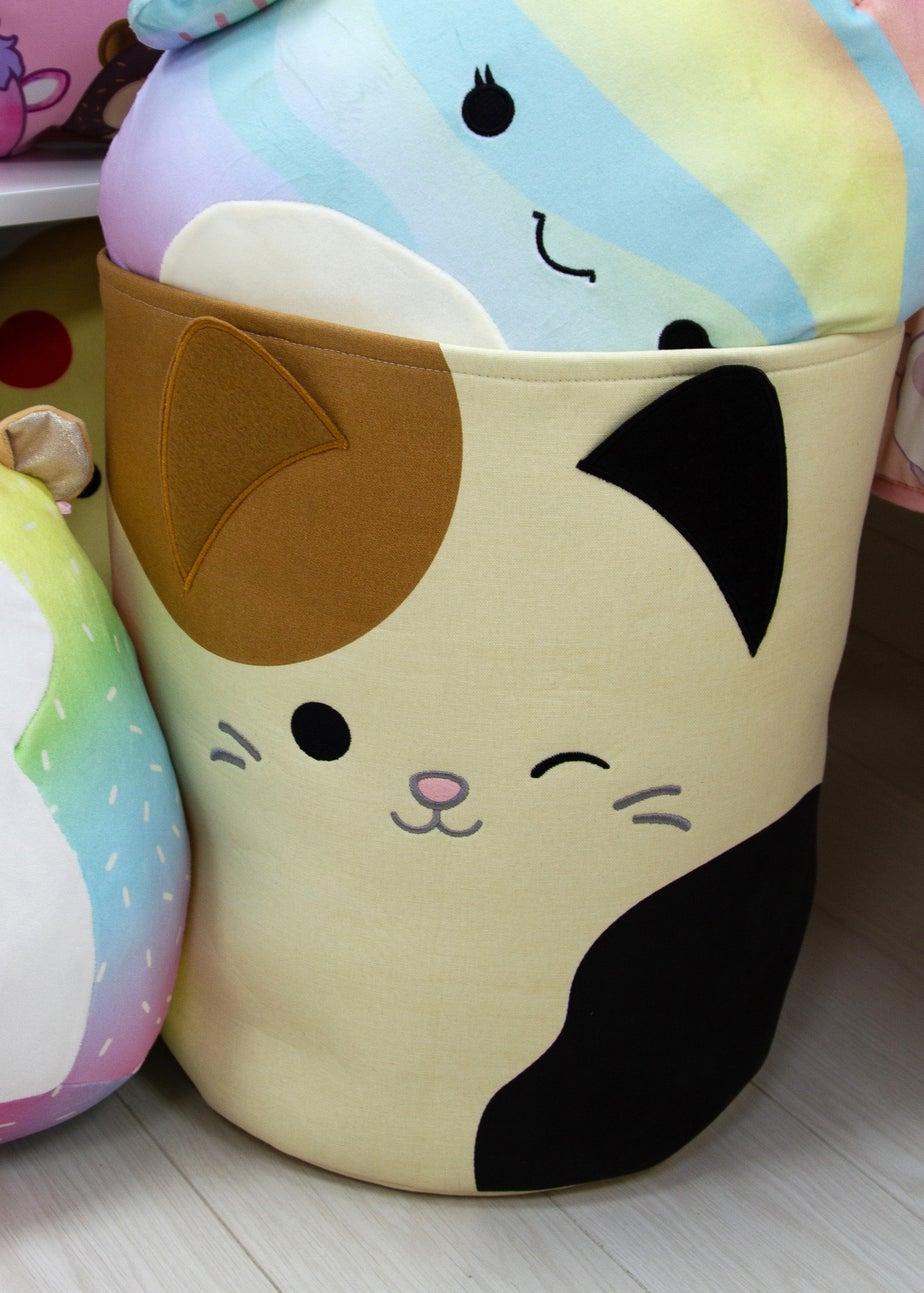 Squishmallows Beige Camcat Storage Tub (38cm x 31cm)