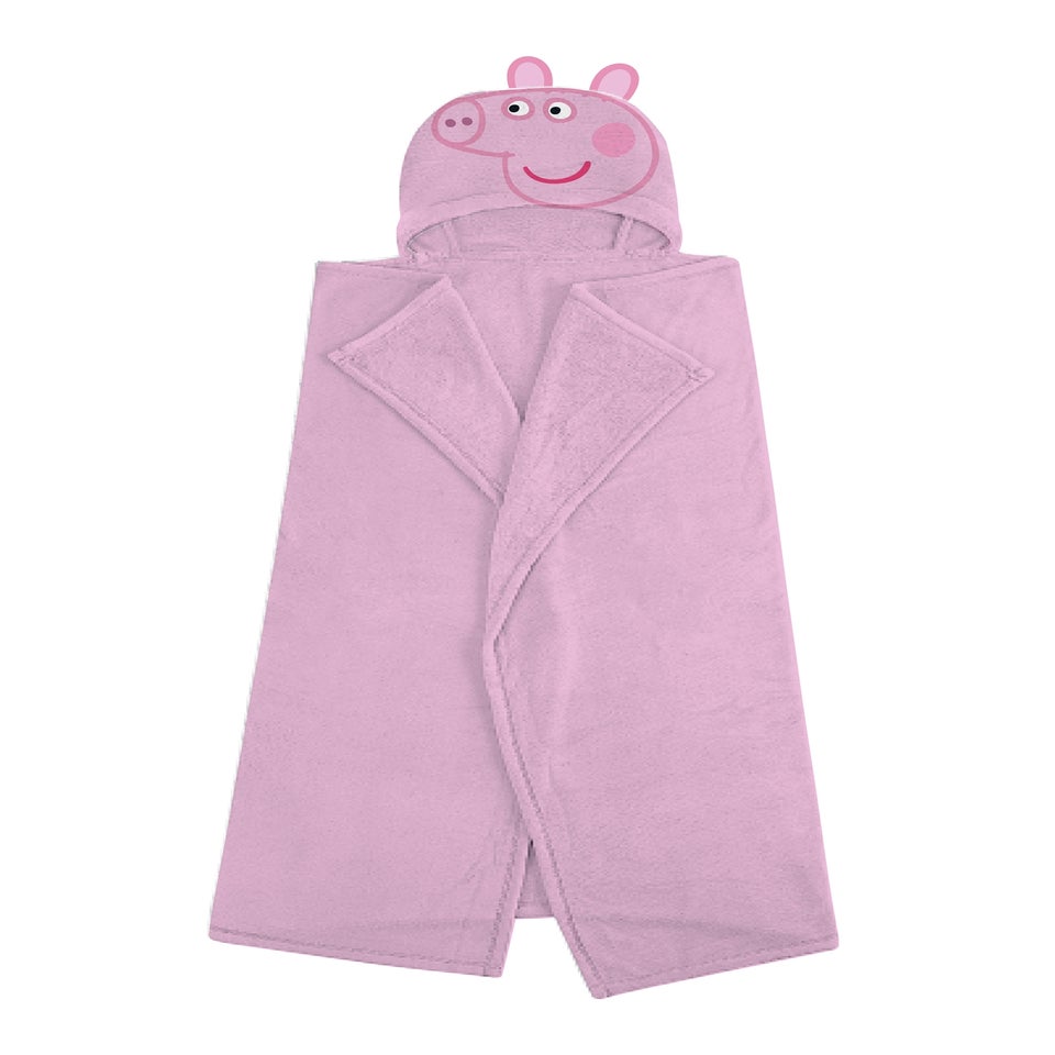 Peppa Pig Pink 3D Hooded Wearable Throw
