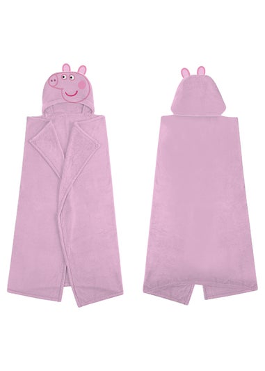 Peppa Pig Pink 3D Hooded Wearable Throw
