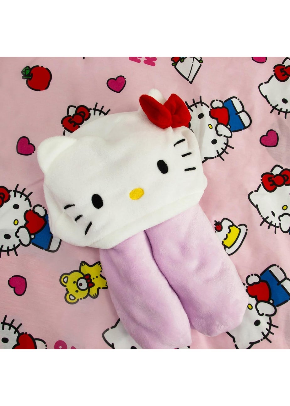 Hello Kitty Pink 3D Hooded Wearable Throw