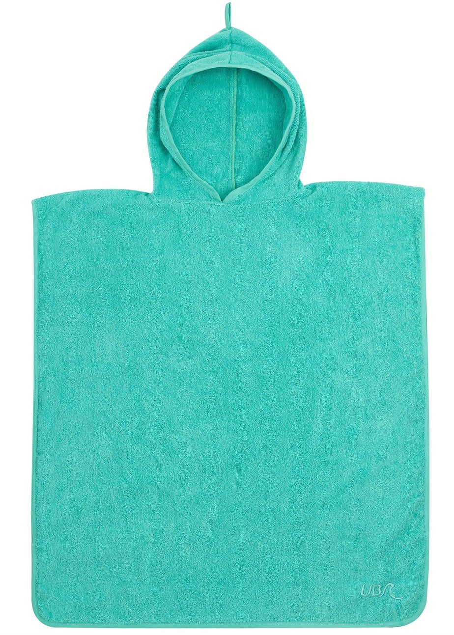 Urban Beach Green Kids Cotton Poncho