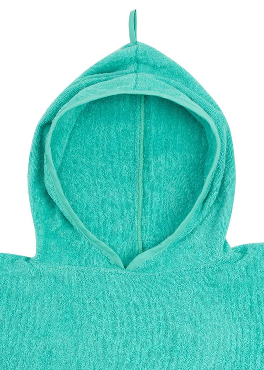 Urban Beach Green Kids Cotton Poncho