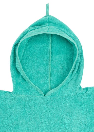 Urban Beach Green Kids Cotton Poncho
