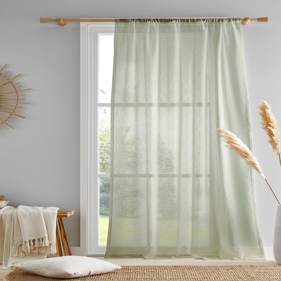 Drift Home Kayla Green Voile Panel