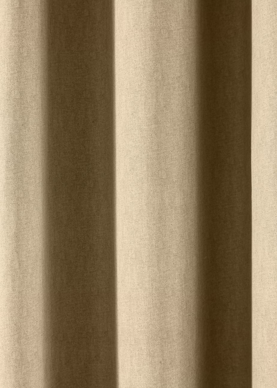 Fusion Cannes Woven Natural Eyelet Curtains