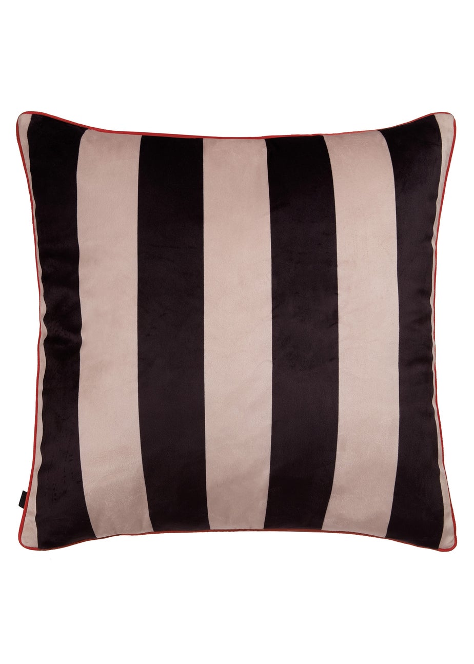 Laurence Llewelyn-Bowen Festivo Velvet Black Filled Cushion