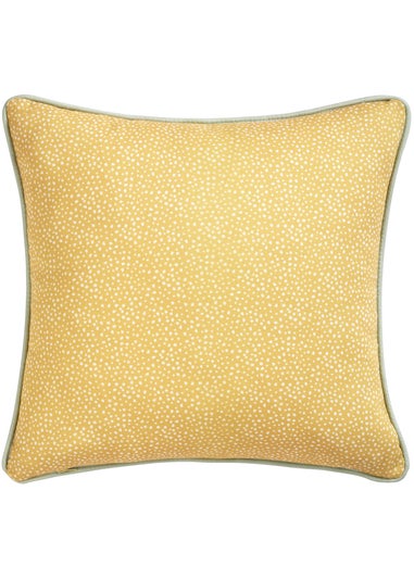 Fusion Daisy Velvet Natural Filled Cushion