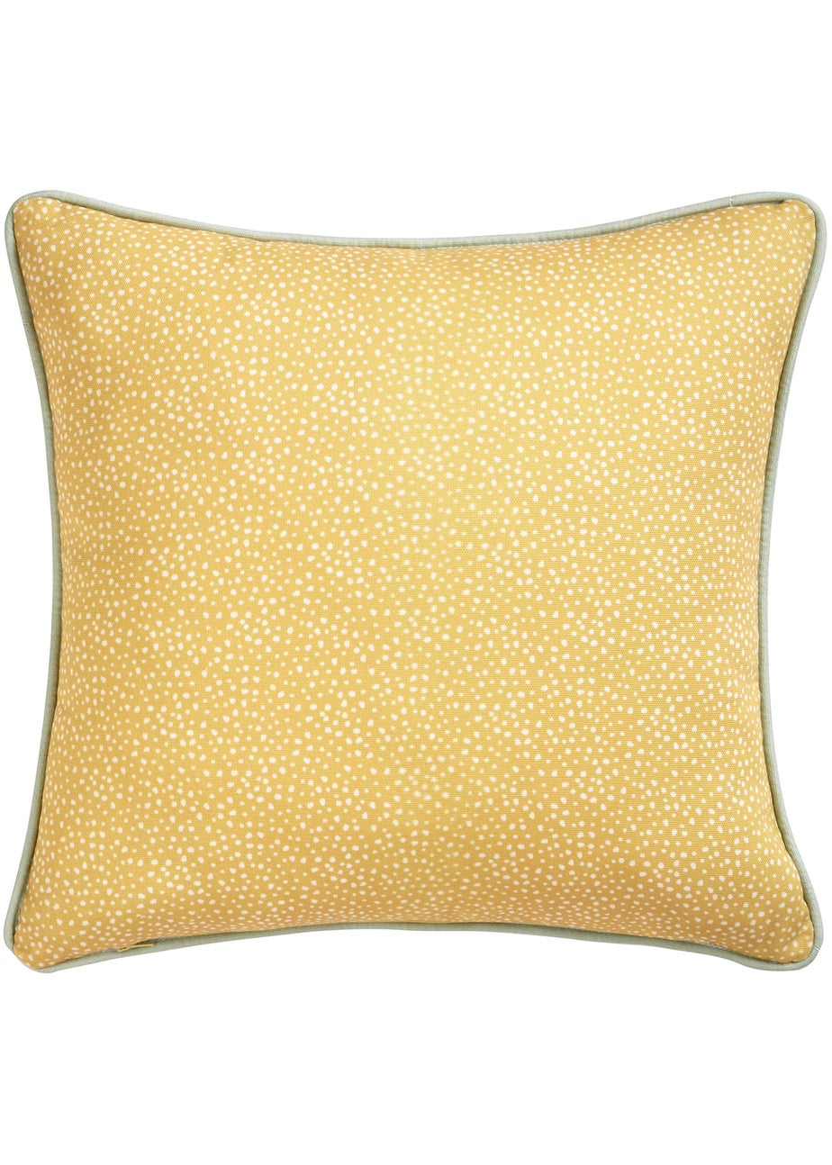 Fusion Daisy Velvet Natural Filled Cushion