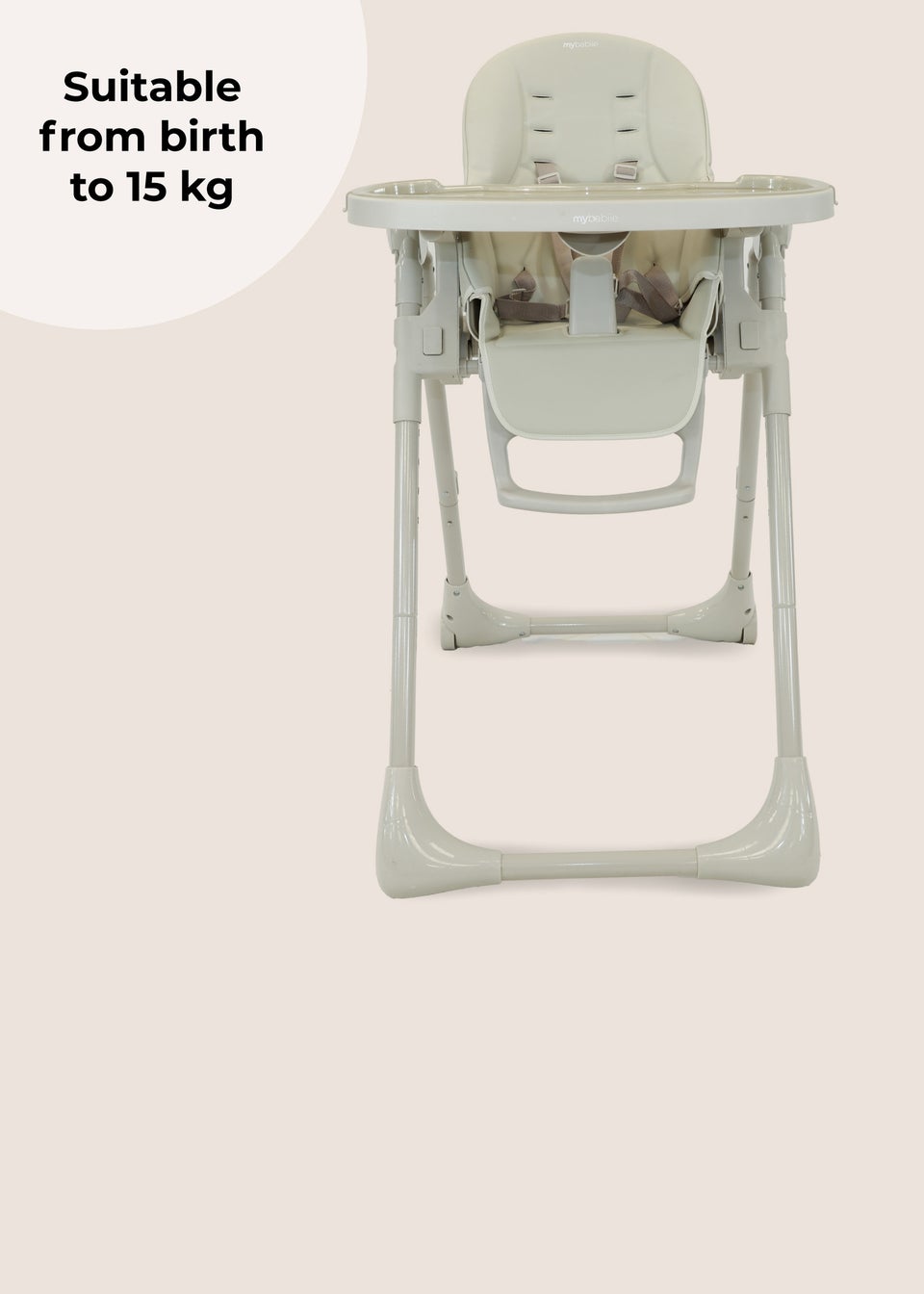 My Babiie Oatmeal Luxe Highchair
