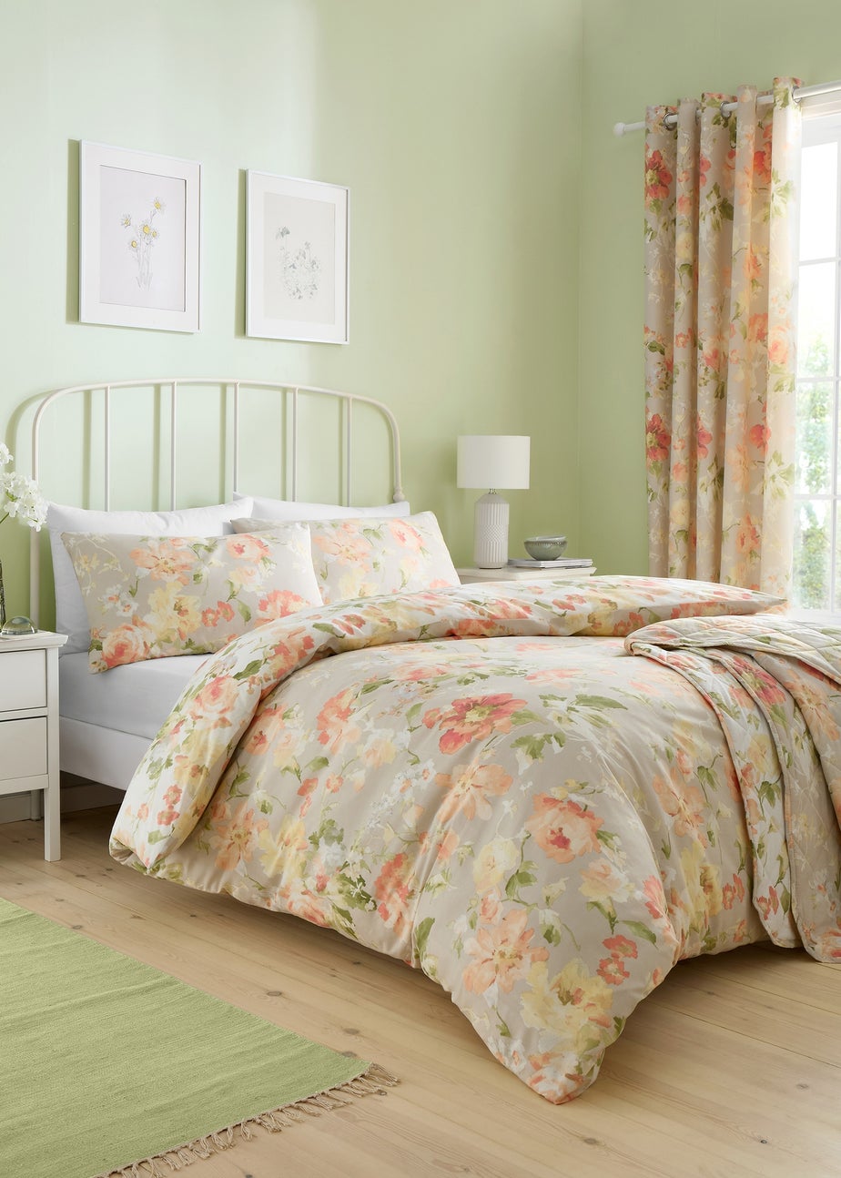 Dreams & Drapes Design Flourette Natural Bedspread