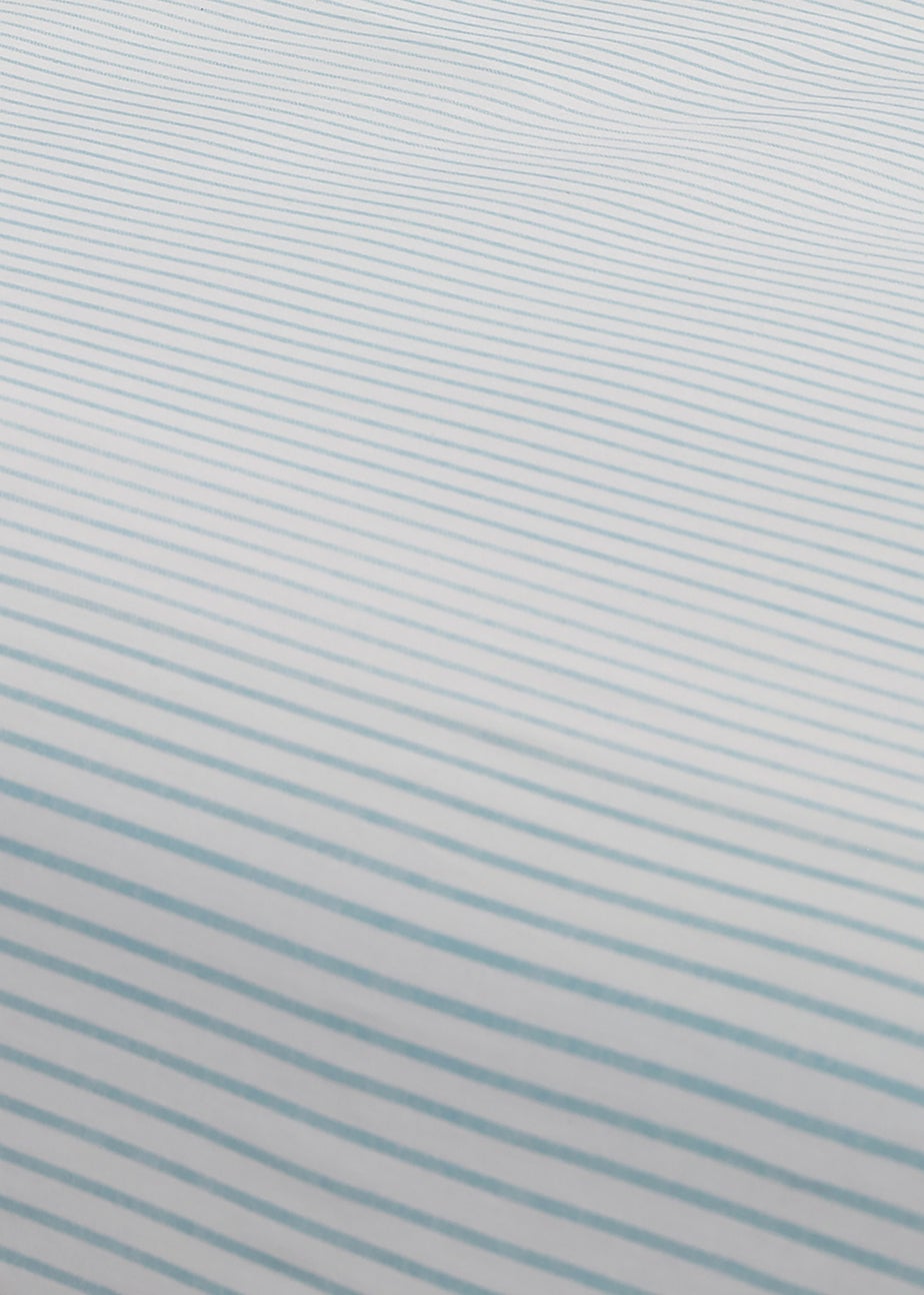 Dreams & Drapes Decorative Finlay Stripe Blue Fitted Bed Sheet Set