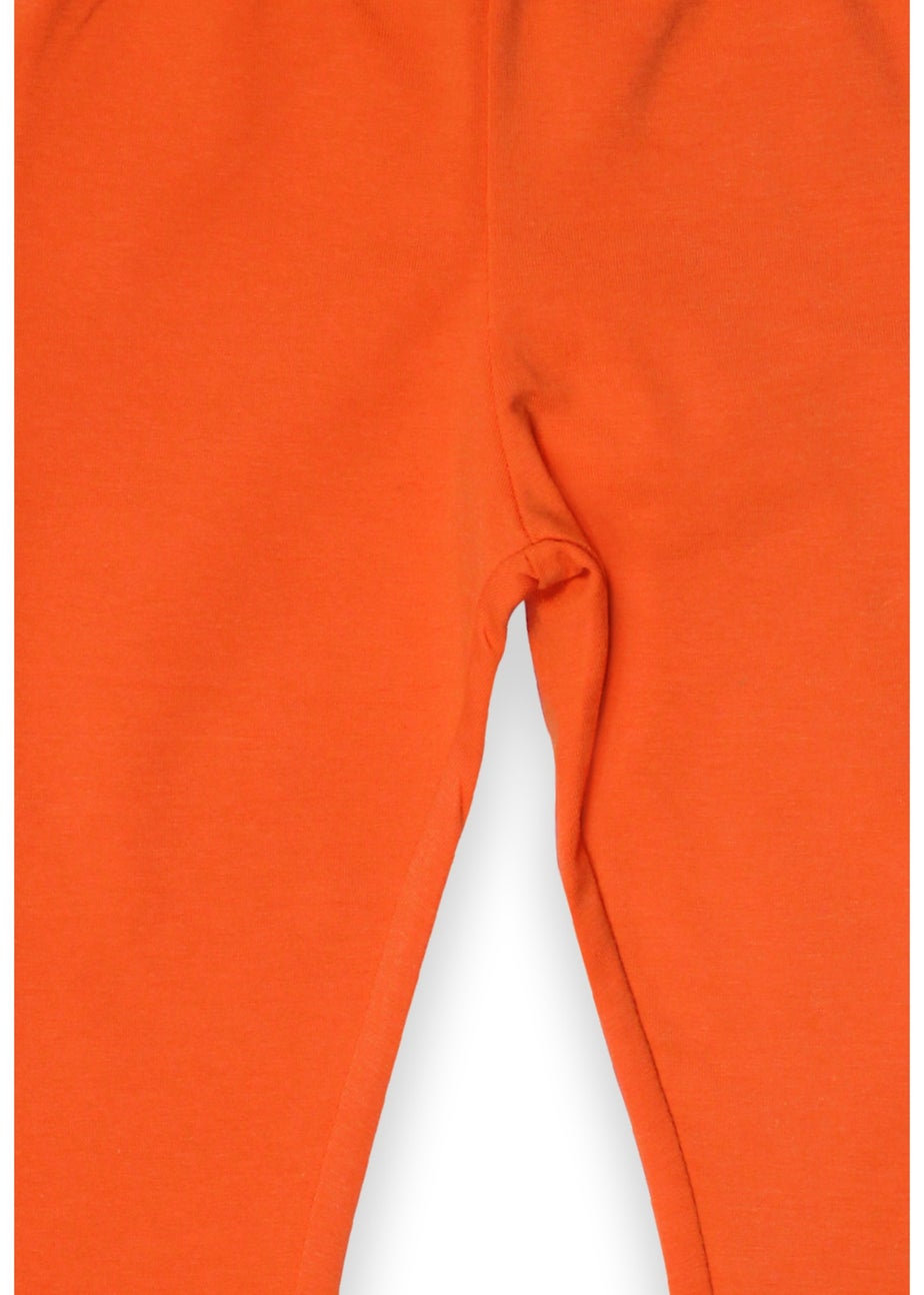 Toby Tiger Organic Orange Basic Leggings (6 months - 8 years)