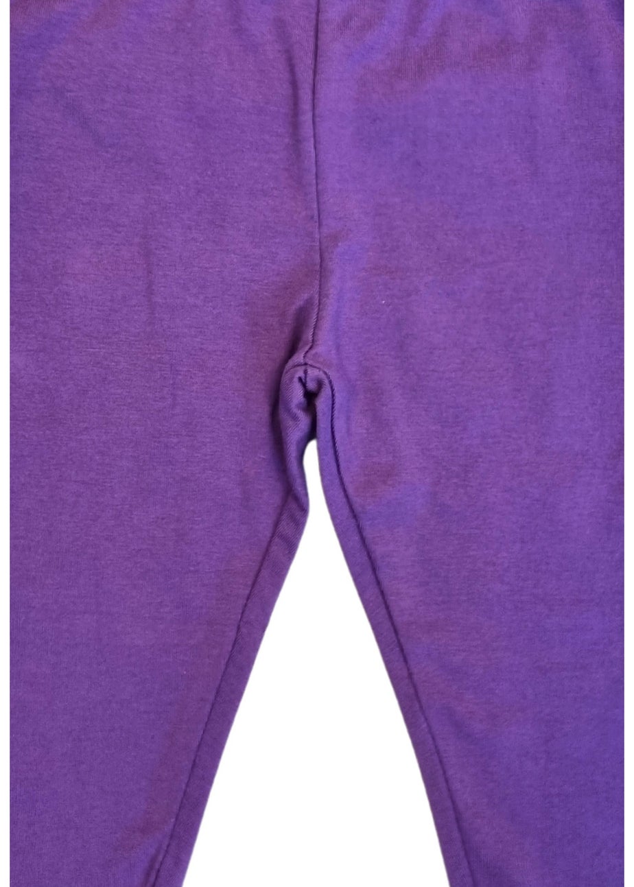 Toby Tiger Organic Purple Basic Leggings (6 months - 8 years)