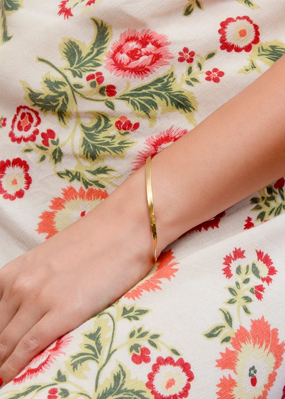 Golden Moments 9ct Yellow Gold 3mm 35 Herringbone Bracelet