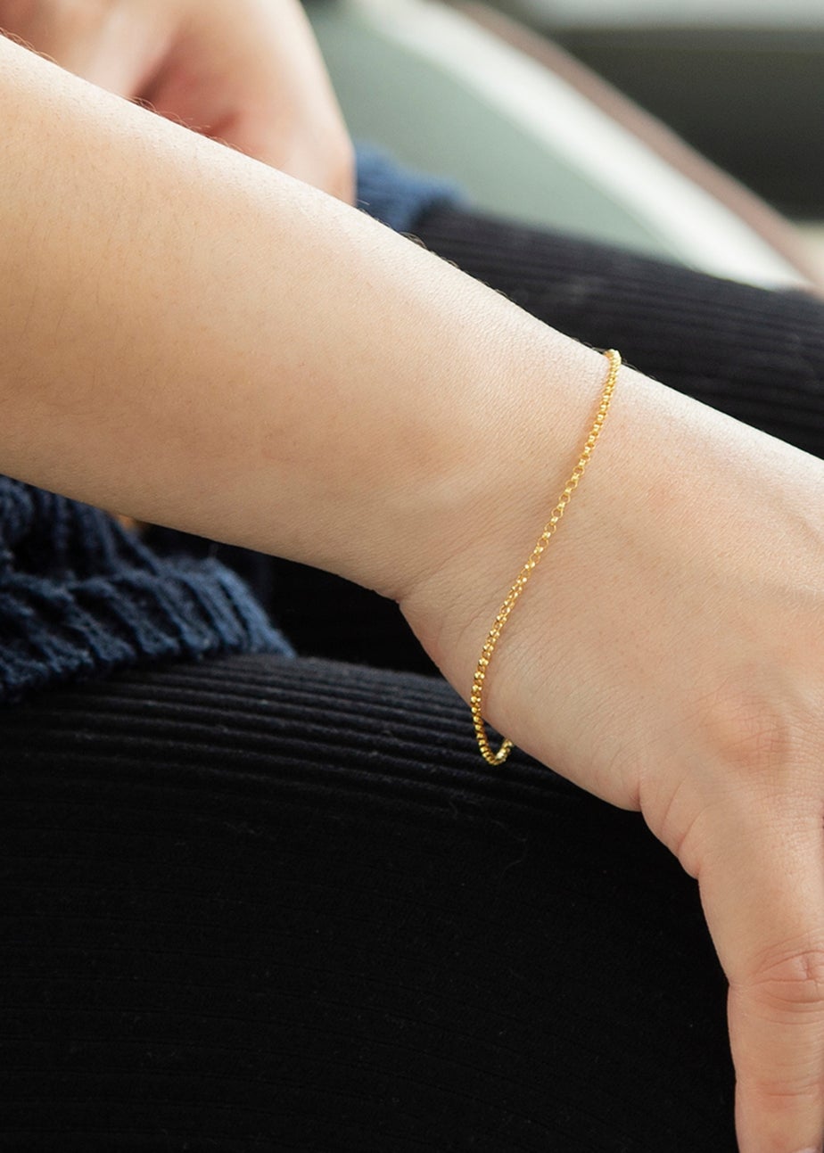 Golden Moments 9ct Yellow Gold Belcher Bracelet