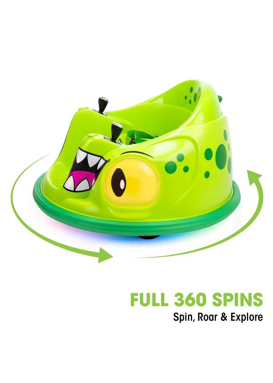 Xootz Dark Green Animal Bumper Dinosaur Car