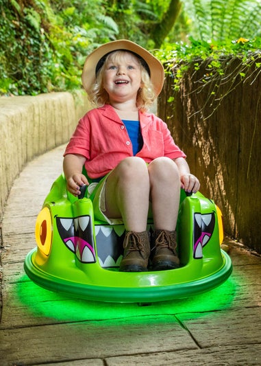 Xootz Dark Green Animal Bumper Dinosaur Car