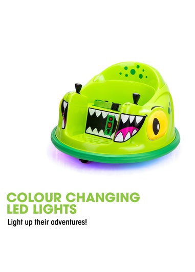 Xootz Dark Green Animal Bumper Dinosaur Car