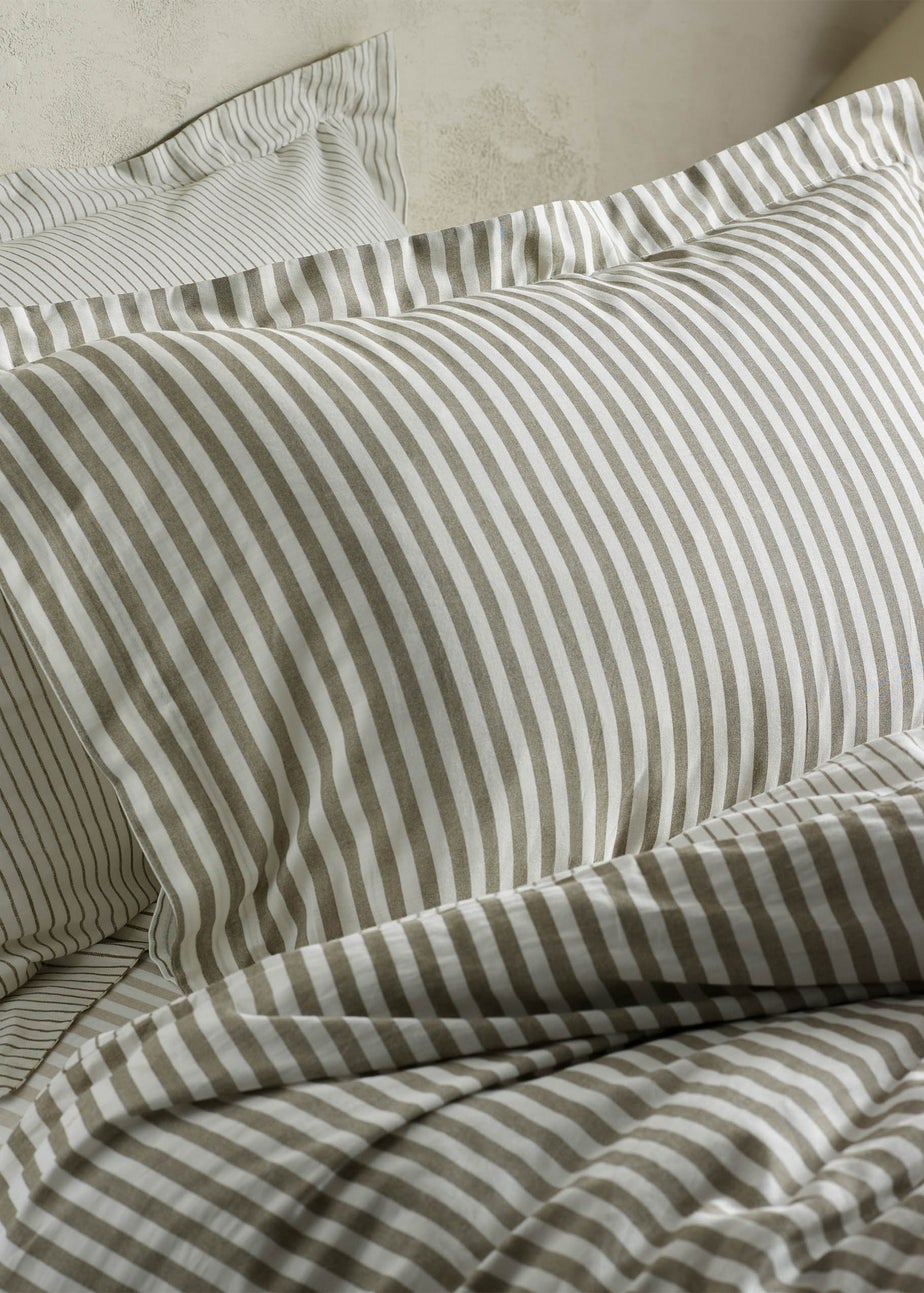 Yard Hebden Melange Stripe Pillowcase
