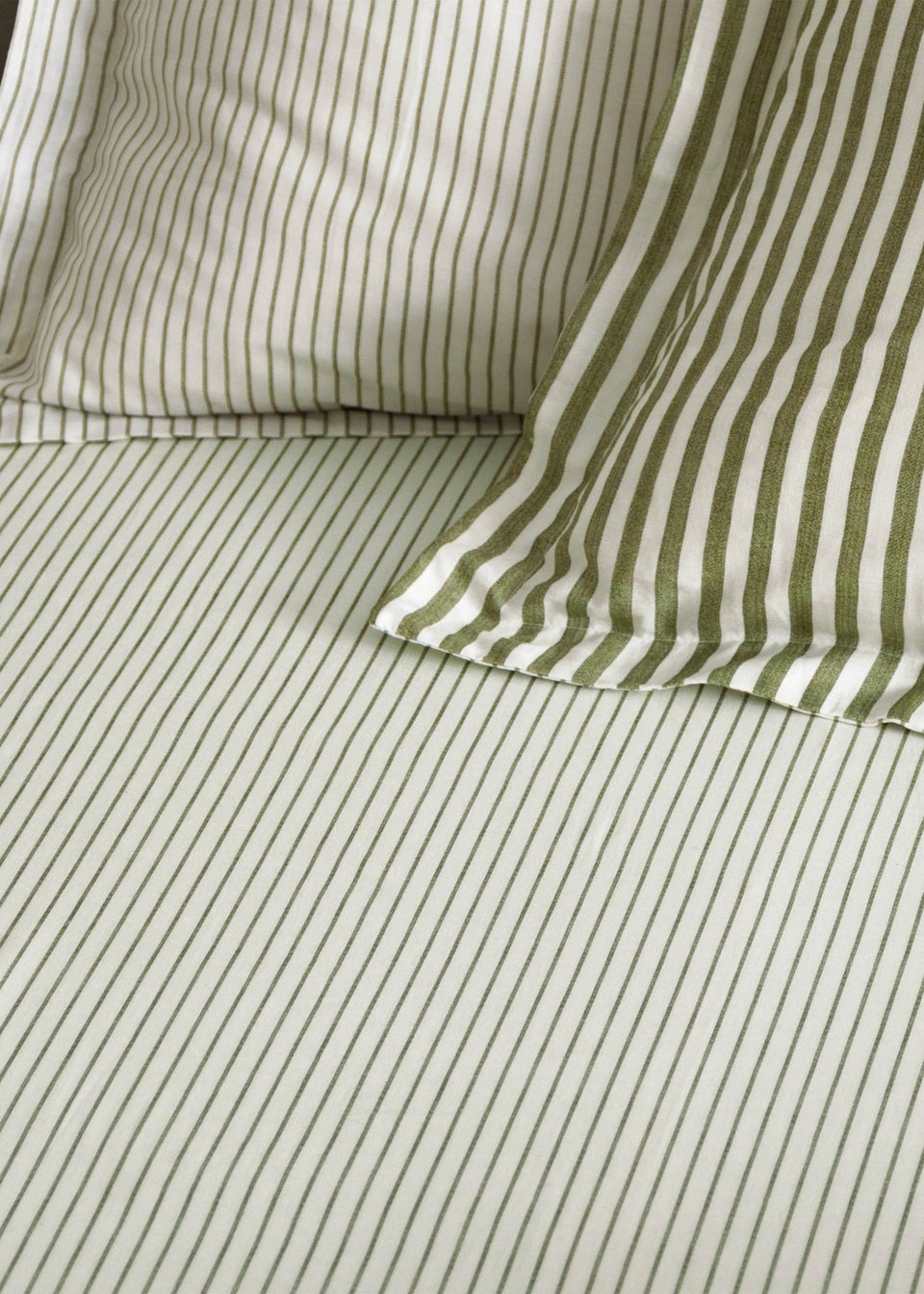 Yard Hebden Melange Stripe Fitted Sheet