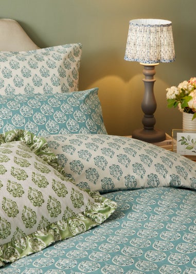 furn. Krissa Block Printed Duvet Cover Set
