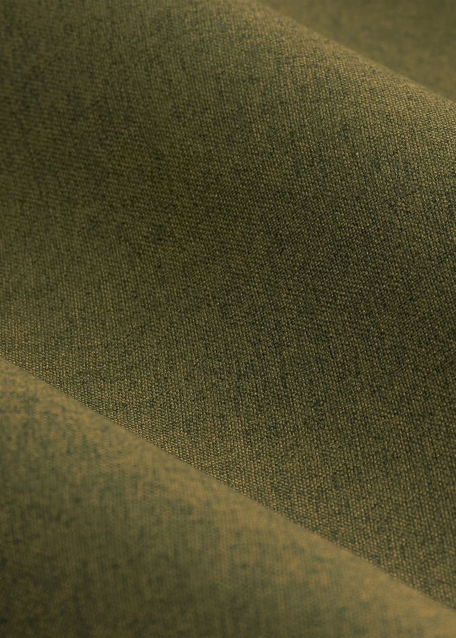 furn. Dawn 100% Blackout Thermal Eyelet Curtains Olive