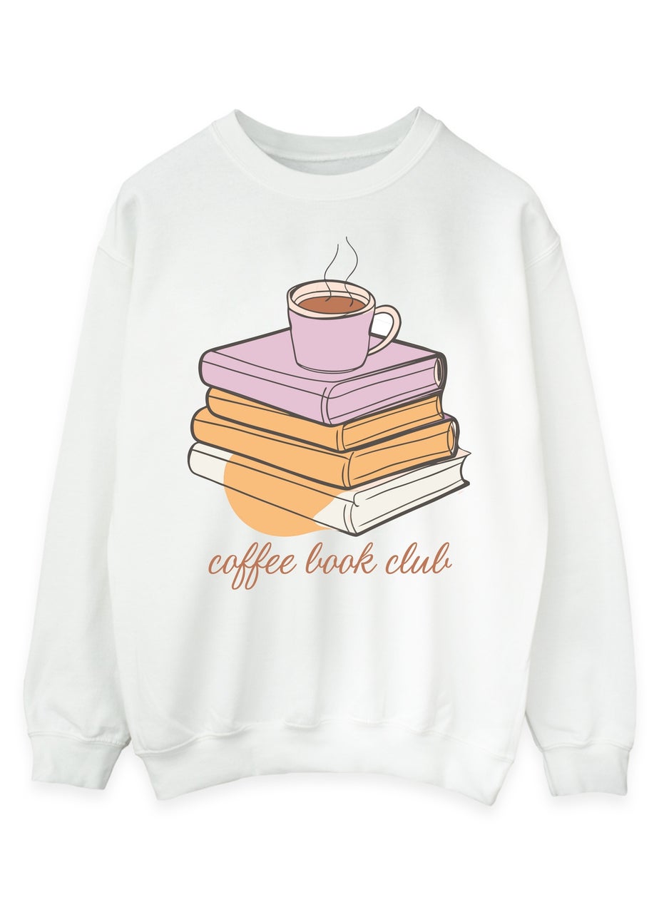 Brands In White World Book Day Coffee Book Club Graphic Sweatshirt