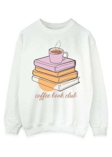 Brands In White World Book Day Coffee Book Club Graphic Sweatshirt