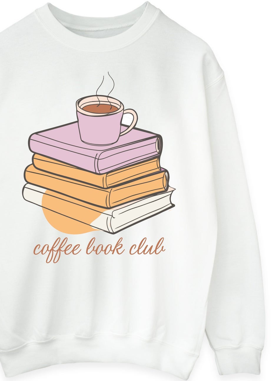 Brands In White World Book Day Coffee Book Club Graphic Sweatshirt