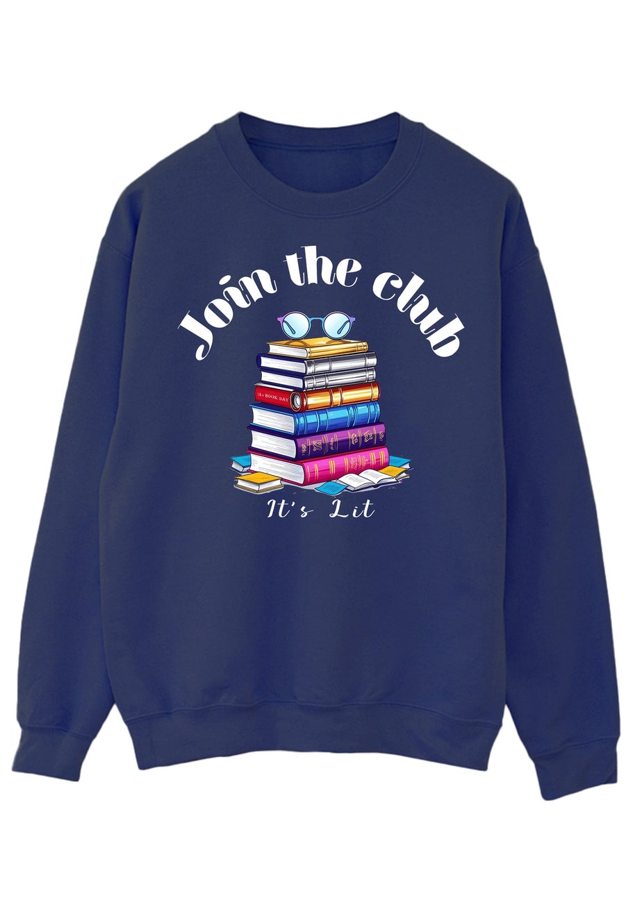 Brands In Navy World Book Day Join The Club Graphic Sweatshirt