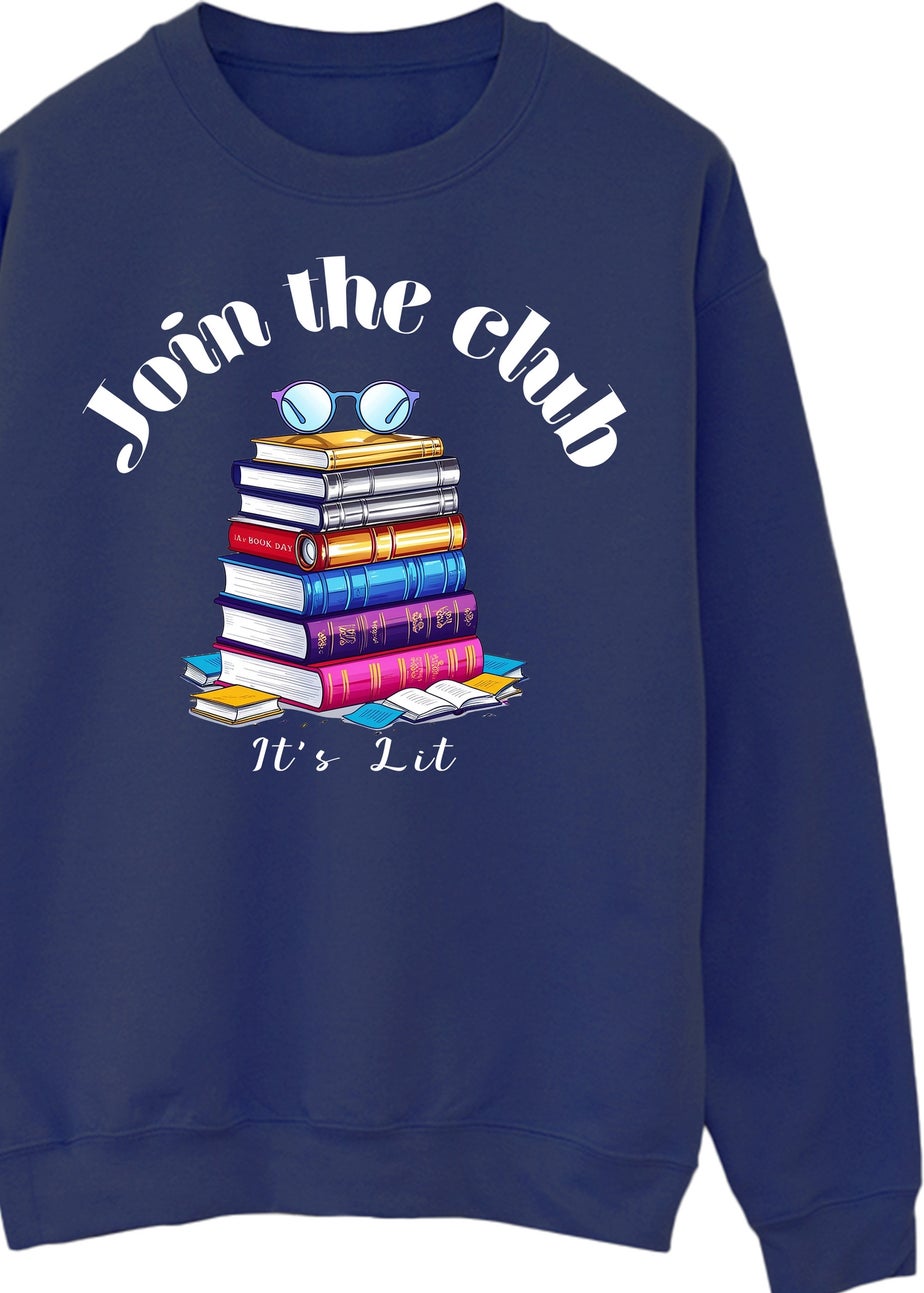 Brands In Navy World Book Day Join The Club Graphic Sweatshirt