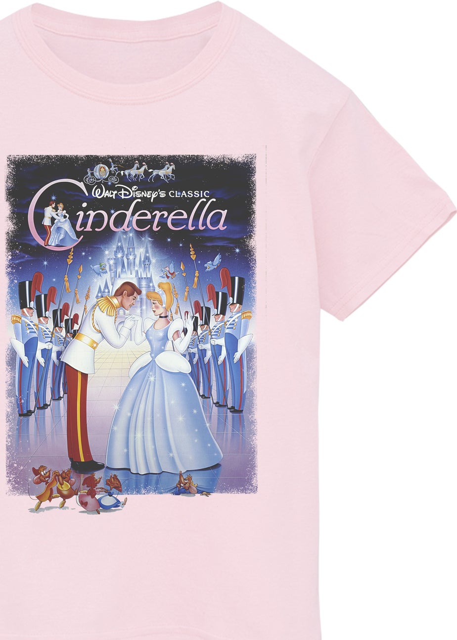 Disney Pink Cinderella Poster Kids Graphic T-Shirt (3-13 Years)