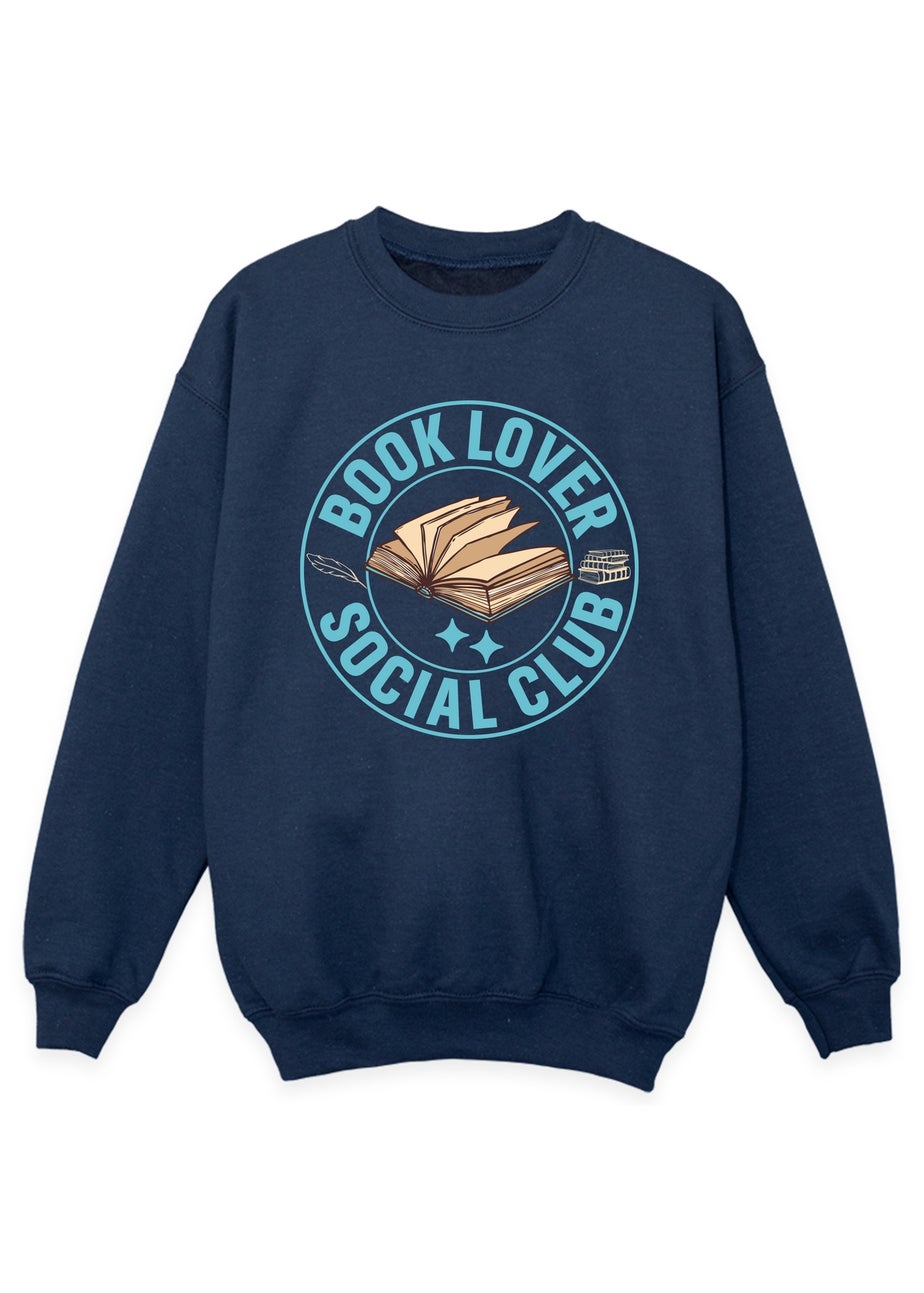 Brands In Navy World Book Day Book Lover Kids Graphic Sweatshirt (3-13 Years)