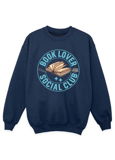 Brands In Navy World Book Day Book Lover Kids Graphic Sweatshirt (3-13 Years)