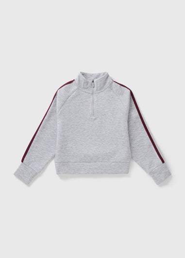 Girls Grey Sports Co Ord Sweatshirt (7-15yrs)