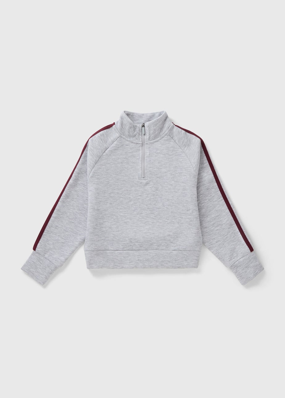 Girls Grey Sports Co Ord Sweatshirt (7-15yrs)