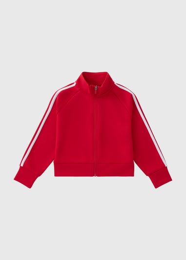 Girls Red Sports Co-Ord Sweatshirt (7-15yrs)