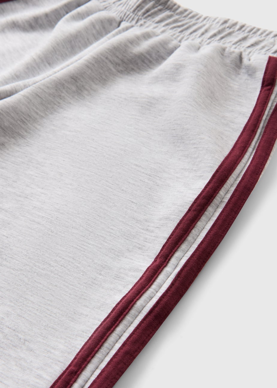 Girls Grey Sports Wide Leg Co Ord Jogging Bottoms (7-15yrs)