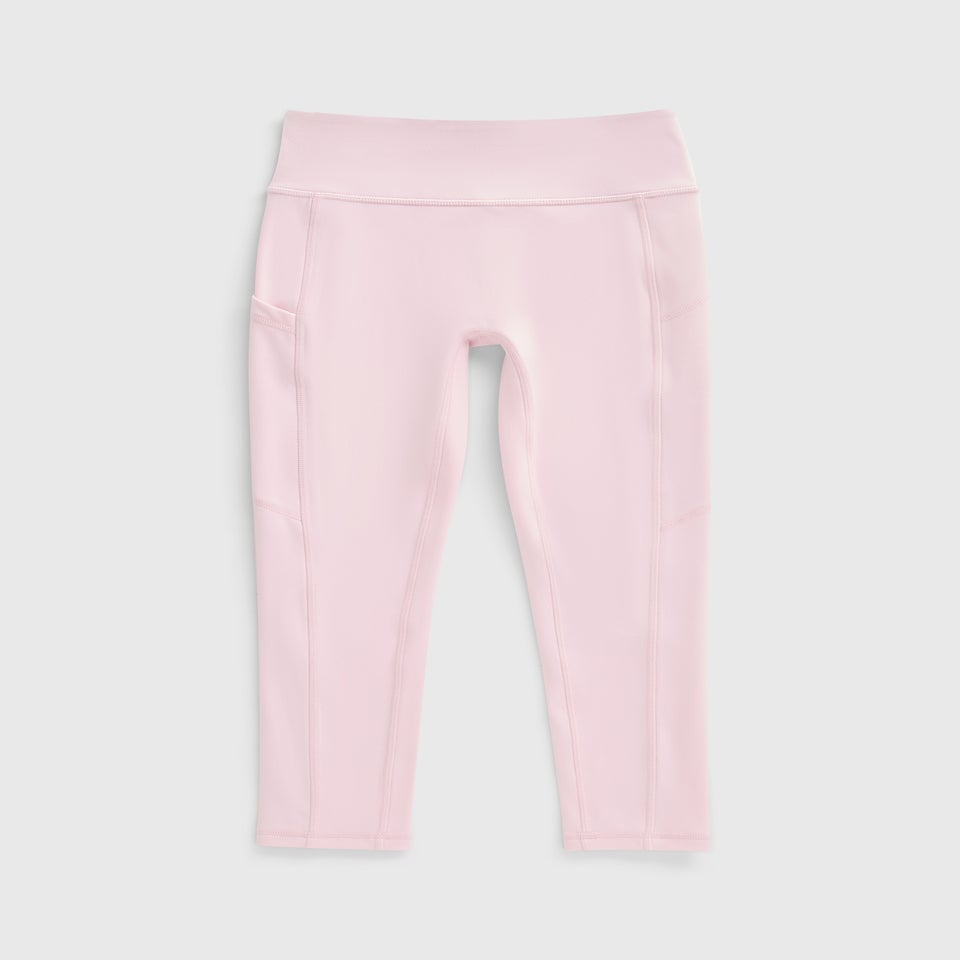 Girls Pink Soft Touch Leggings (7-15yrs)