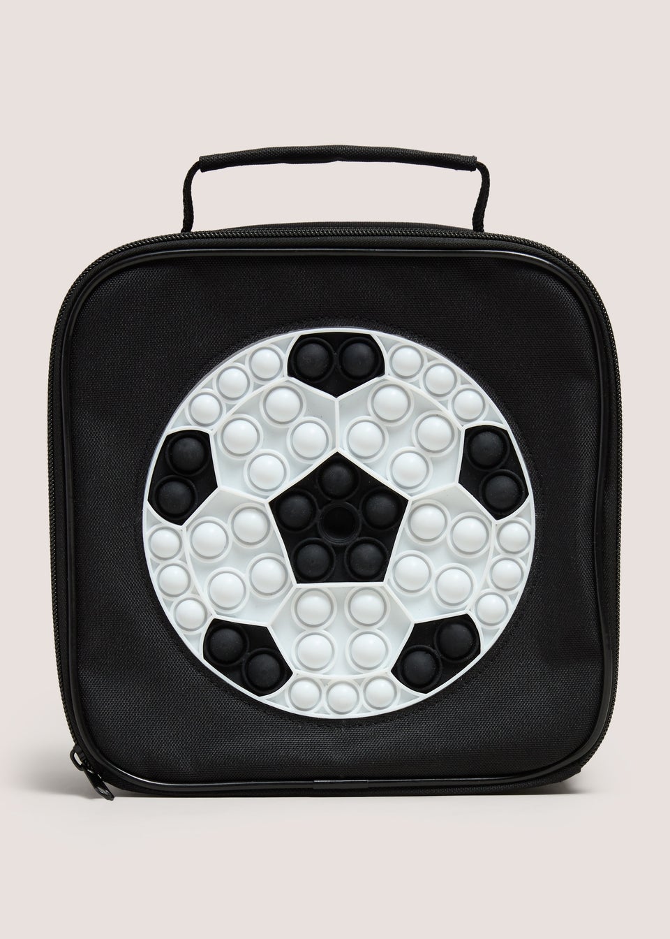 Black Football Lunch Bag & Snack Box