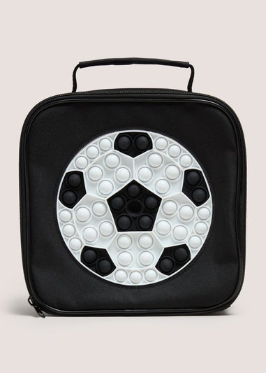 Black Football Lunch Bag & Snack Box
